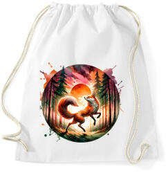 printfashion Cuki erdei róka - Sportzsák, Tornazsák - Fehér (15372012)
