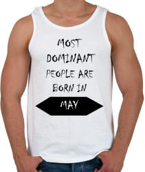 printfashion A legdominánsabb emberek májusban születnek - Férfi atléta - Fehér (1403829)