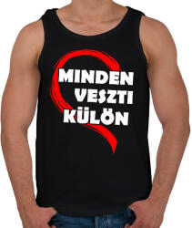 printfashion Minden értelmét veszti! - Férfi atléta - Fekete (6071815)