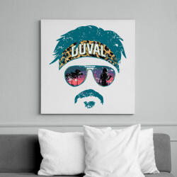 printfashion Billy a menősrác - Vászonkép - Fehér (6628689)