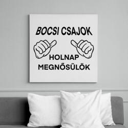 printfashion Sorry ladies - Vászonkép - Fehér (6637469)