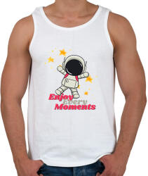 printfashion Enjoy Every Moments - Férfi atléta - Fehér (13927363)