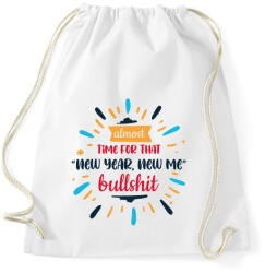 printfashion New year, new me - Sportzsák, Tornazsák - Fehér (10277125)