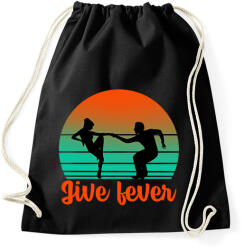 printfashion Jive fever - Sportzsák, Tornazsák - Fekete (10742469)