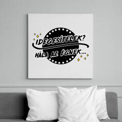 printfashion Idegesítelek? - Vászonkép - Fehér (7522599)