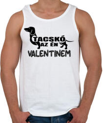 printfashion Valentin tacskóm - Férfi atléta - Fehér (6081473)