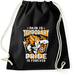 printfashion A fájdalom múlandó, a dicsőség örök - Sportzsák, Tornazsák - Fekete (521934)