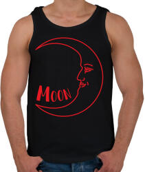 printfashion Sun-Moon - Férfi - Férfi atléta - Fekete (6997660)