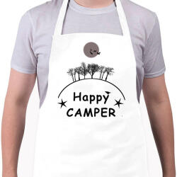 printfashion HAPPY CAMPER FF - Kötény - Fehér (4906648)