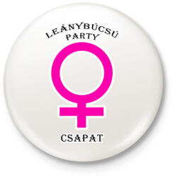 printfashion Leánybúcsú PCS - Kitűző, hűtőmágnes - Fehér (5181433)