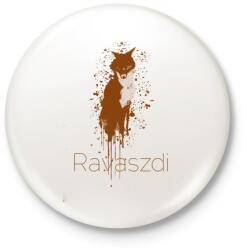 printfashion ravaszdi - Kitűző, hűtőmágnes - Fehér (3079276)