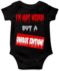 printfashion IM NOT WEIRD - Baba Body - Fekete (13623805)