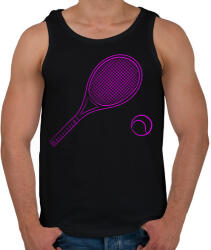 printfashion tennis pink - Férfi atléta - Fekete (2694662)