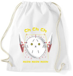 printfashion Horror macska - Sportzsák, Tornazsák - Fehér (13390719)