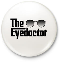 printfashion The Eyedoctor - Kitűző, hűtőmágnes - Fehér (12649771)