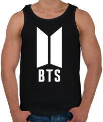 printfashion BTS white - Férfi atléta - Fekete (534082)