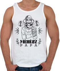 printfashion Méhész papa - Férfi atléta - Fehér (13164048)