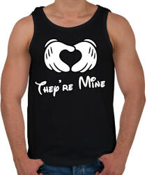 printfashion They are mine - Férfi atléta - Fekete (1773935)