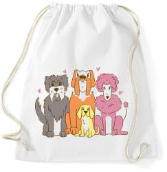 printfashion Kutyák - Sportzsák, Tornazsák - Fehér (11761969)