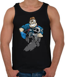 printfashion Paramedic - Férfi atléta - Fekete (859940)