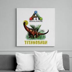 printfashion ARK-TITANOSAUR - Vászonkép - Fehér (6640089)