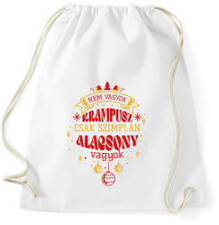 printfashion Nem vagyok krampusz - Sportzsák, Tornazsák - Fehér (9560587)