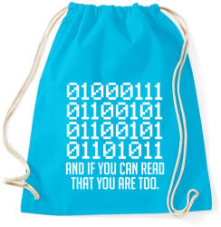 printfashion KOCKA - Sportzsák, Tornazsák - Surf blue (278498)