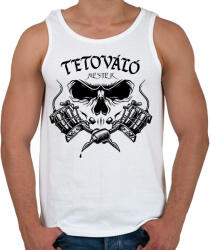 printfashion Tetováló mester - Férfi atléta - Fehér (6984799)