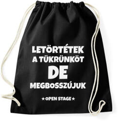 printfashion LETÖRTÉTEK A TÜKRÜNKÖT 2 - Sportzsák, Tornazsák - Fekete (10834910)