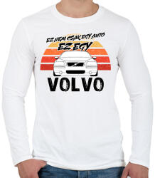 printfashion Ez nem csak egy autó ez egy VOLVO - Férfi hosszú ujjú póló - Fehér (16460859)