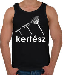 printfashion Kertész - Férfi atléta - Fekete (4693247)