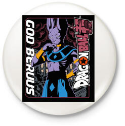 printfashion Dragon Ball szuper - Kitűző, hűtőmágnes - Fehér (13217137)