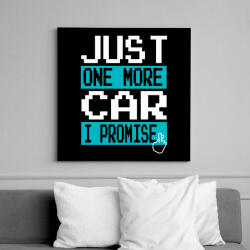 printfashion Just one more - Vászonkép - Fekete (6651580)
