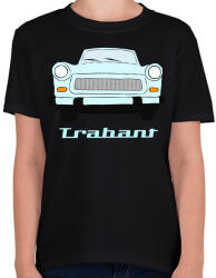 printfashion Trabant - Gyerek póló - Fekete (4821895)