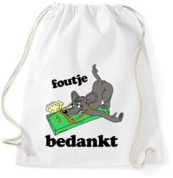 printfashion Patkány - Sportzsák, Tornazsák - Fehér (456984)