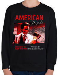 printfashion american psyho - Gyerek pulóver - Fekete (2932863)