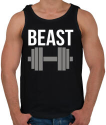 printfashion BEAST - Férfi atléta - Fekete (540004)
