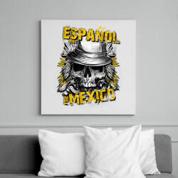 printfashion Espanol for Mexico - Vászonkép - Fehér (6627019)