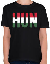 printfashion Hajrá Magyarország! - Gyerek póló - Fekete (906234)