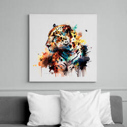 printfashion Jaguár - Vászonkép - Fehér (16628202)