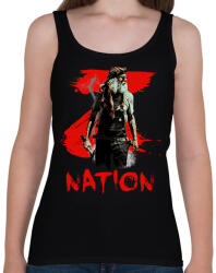 printfashion Z NATION DOC - Női atléta - Fekete (2838485)