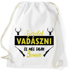 printfashion Szeretek vadászni - Sportzsák, Tornazsák - Fehér (7494252)