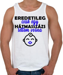 printfashion Eredetileg csak egy. . . - Férfi atléta - Fehér (4854322)