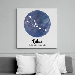 printfashion Bika - Vászonkép - Fehér (7475508)