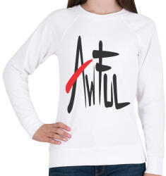 printfashion Awful - Női pulóver - Fehér (2489051)