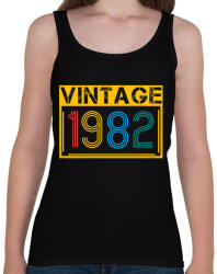 printfashion 1982 - Női atléta - Fekete (13130686)