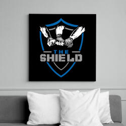 printfashion The shild - Vászonkép - Fekete (6651962)