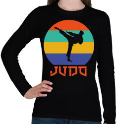 printfashion Judo - Harcművészet - Női hosszú ujjú póló - Fekete (7568712)