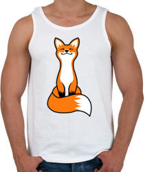 printfashion Róka - Férfi atléta - Fehér (7696685)