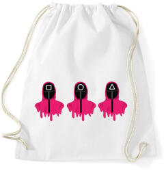 printfashion Squid game - Sportzsák, Tornazsák - Fehér (13653301)